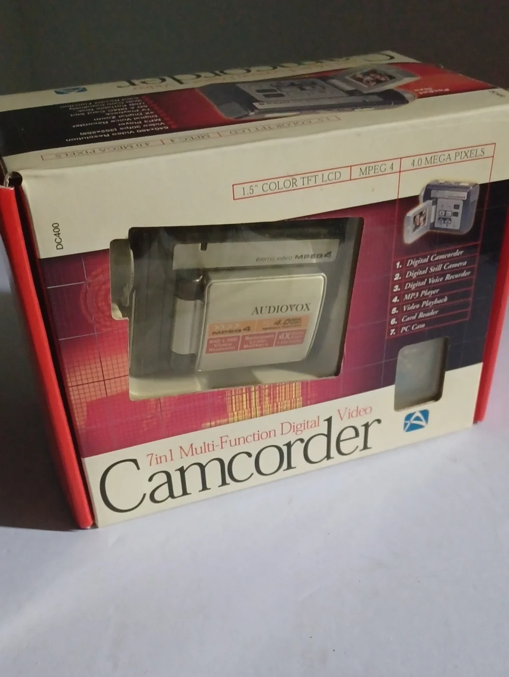 Audiovox Mini 7-in-1 Multi-Function Digital Camcorder Pocket Size